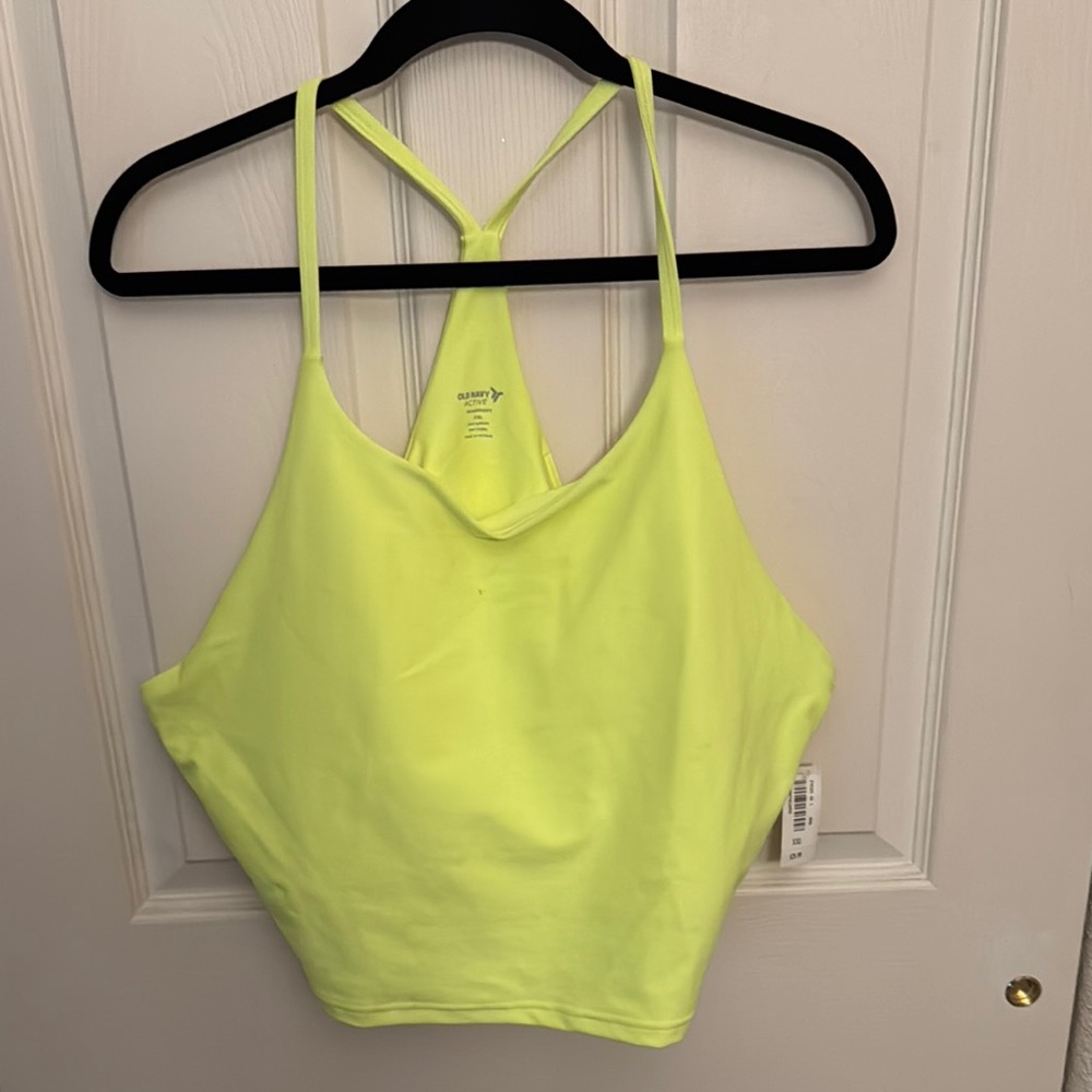 Old Navy Active Bright Yellow Tank